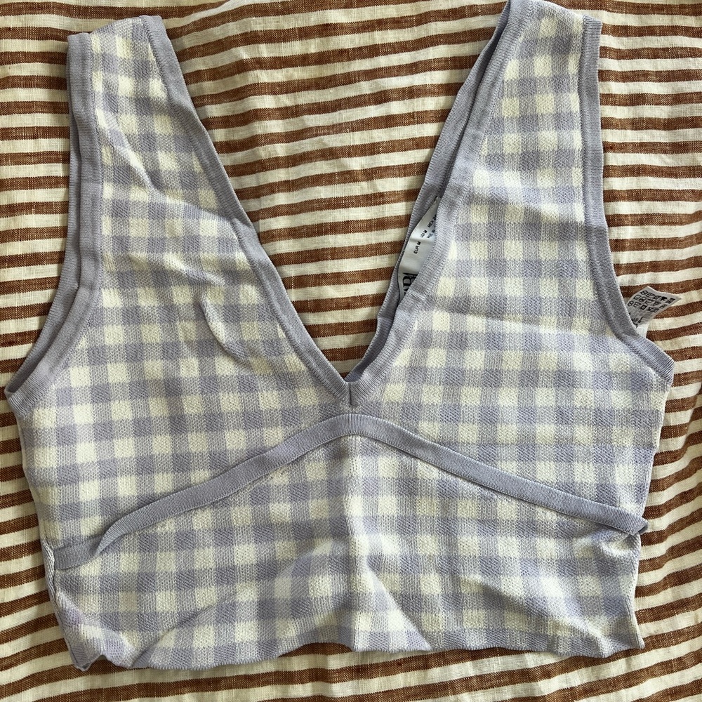 Zara gingham top